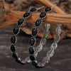Artificial Turquoise C-Hoop Earrings