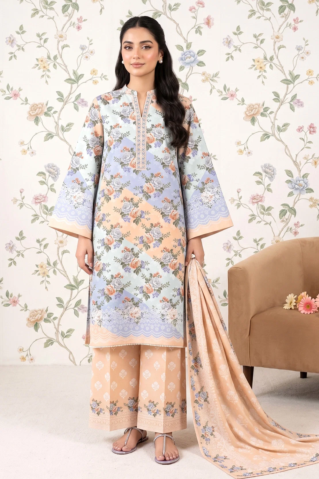 Printed - 3 Pc Lawn Suit