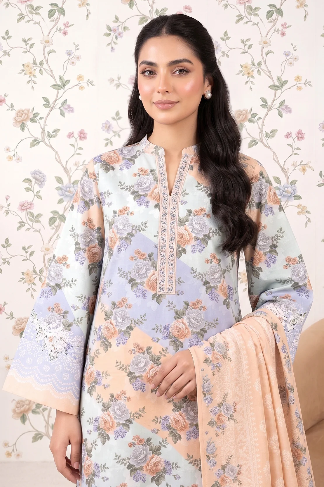 Printed - 3 Pc Lawn Suit