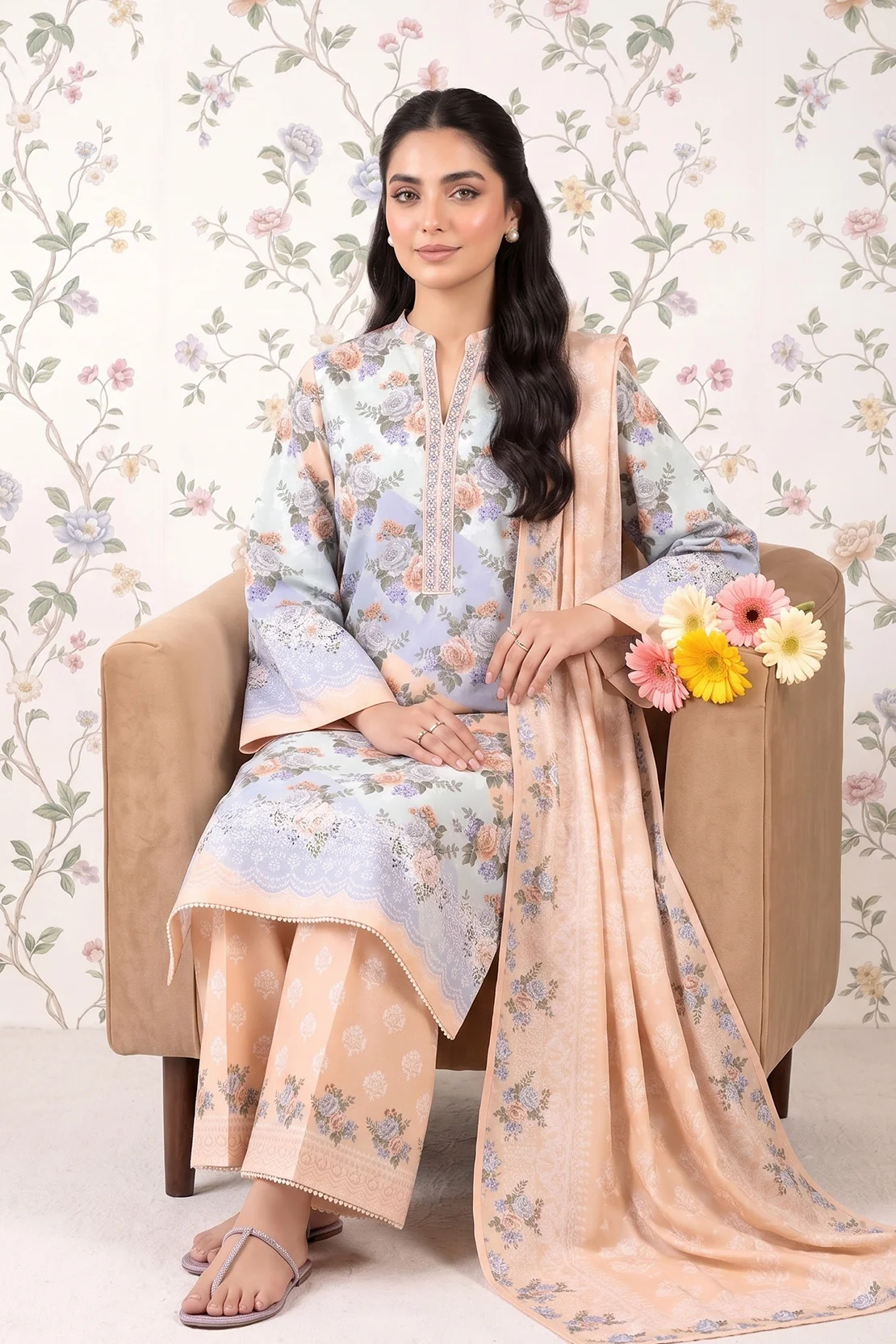 Printed - 3 Pc Lawn Suit
