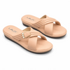 Elegant Women's Flat Buckle Sandals – Comfortable Casual Slip-On