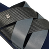 Men’s Brown Two-Strap Casual Slide Sandals
