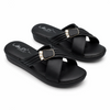 Elegant Women's Flat Buckle Sandals – Comfortable Casual Slip-On
