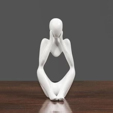 Thinking abstract sculpture set of 3